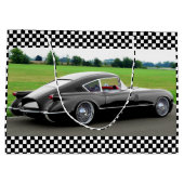 1954年コルベットCorvairコンセプト車モータースポーツ愛好家 ラージペーパーバッグ (裏面)