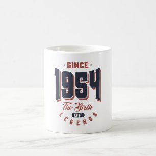 1954年以来、伝説の誕生誕生日ギフト コーヒーマグカップ