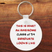 1954年卒業キーチェ素晴らしーン キーホルダー (正面)