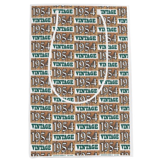 1954年生まれ中抱き枕 ミディアムペーパーバッグ (正面)