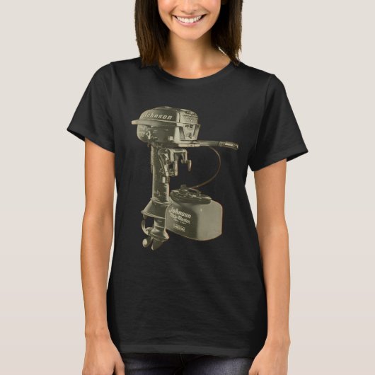 1954年製ジョンソン・マイルマスター10馬力 Tシャツ (正面)