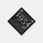 1954年限定版70歳 スタンダードカクテルナプキン (角)