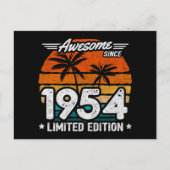 1954年限定 レトロ Awesome 1954年からずっと ポストカード (正面)