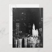 1954年頃:ミシガンアベニューの様子 ポストカード (正面/裏面)