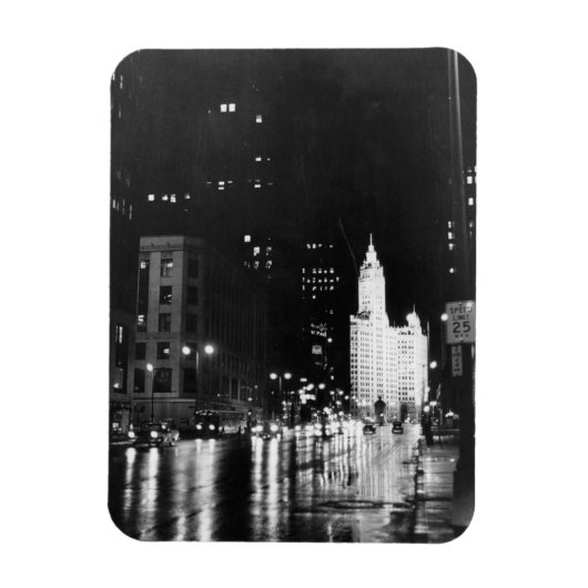 1954年頃：ミシガンアベニューを見下ろす マグネット (縦)