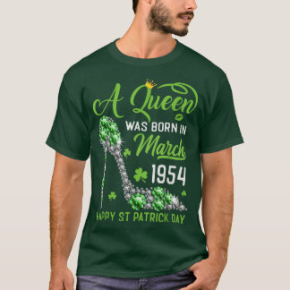 1954年3月 69歳の誕生日 ハッピーセントパトリックデー シャムロック Tシャツ