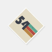 1954生まれ年のヴィンテージ誕生会 スタンダードカクテルナプキン (角)