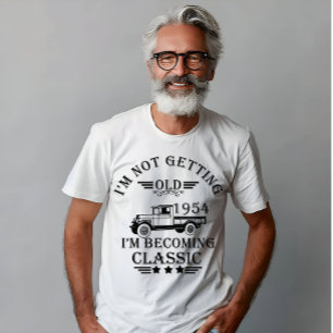 1954生まれ年のヴィンテージ70歳の誕生日はギフトを祝う Tシャツ