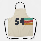 1954生まれ年のヴィンテージ エプロン (正面)