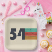 1954生まれ年のヴィンテージ ペーパープレート (パーティー)