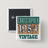 1954生まれ年 缶バッジ (正面&裏面)
