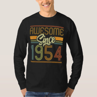 1954素晴らし年68誕生日68歳から Tシャツ
