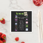 1954誕生日年トリビアナプキンス スタンダードカクテルナプキン (インサイチュ)