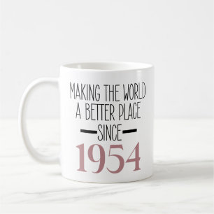 1954誕生日70歳女 コーヒーマグカップ