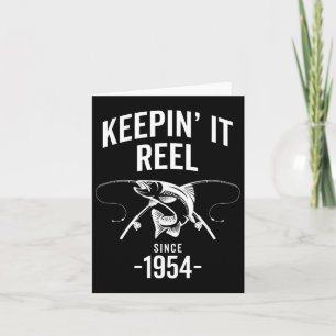1954誕生日Fi以降の71魚釣りKeepin Itリール カード