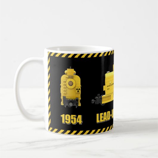 1954 鉛ライニングディーゼル列車 コーヒーマグ コーヒーマグカップ (左)