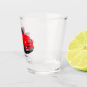 1954 3100赤ピックアップトラックショットガラス ショットグラス (右)