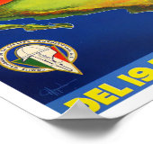 1954 Carrera Panamericanaヴィンテージレーシングポスター ポスター (角)