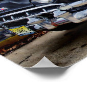 1954 Chevy D.A.R.E.警察の車パインヒルNJ ポスター (角)