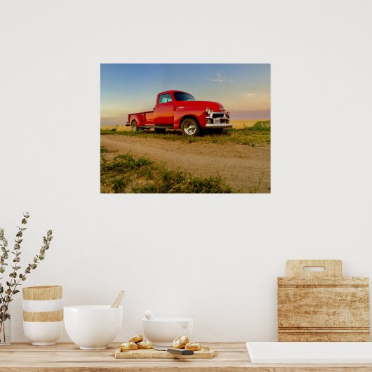 1954 Chevy Pickup ポスター (キッチン)