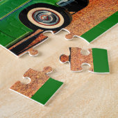 1954 Dodge 王室の V8緑 ジグソーパズル (側面)