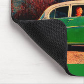 1954 Dodge 王室の V8緑 マウスパッド (コーナー)