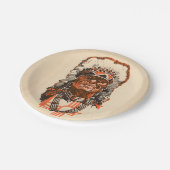 1955インディアンチーフBilly the Kid （英国）漫画 ペーパープレート (アングル)