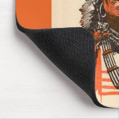 1955インディアンチーフBilly the Kid （英国）漫画 マウスパッド (コーナー)