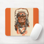 1955インディアンチーフBilly the Kid （英国）漫画 マウスパッド (マウス)