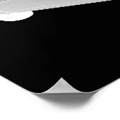 1955シボレーベルエアクラシックカーアート ポスター (角)