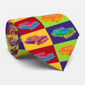 1955シボレーベルエアポップ・アートのアート ネクタイ (ロール)