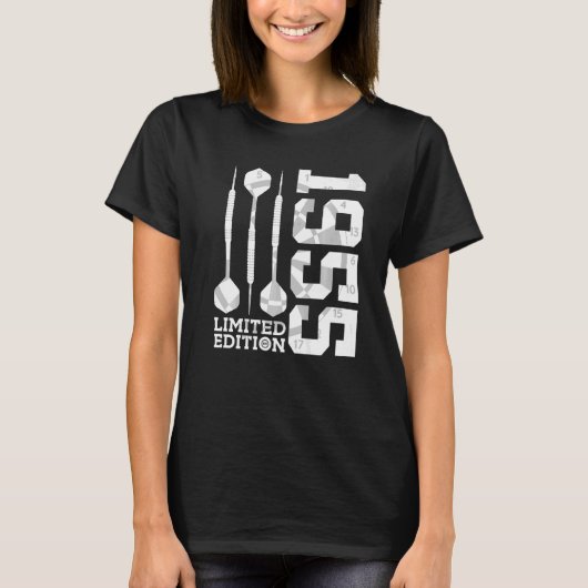 1955ダーツ67番目の誕生日1 Tシャツ (正面)