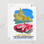 1955バルセロナグランプリヴィンテージレース ポストカード (正面/裏面)