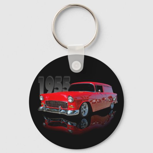 1955パネルワゴン キーホルダー (正面)