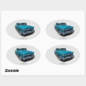 1955ブルーベルエアステッカー 楕円形シール (シート)