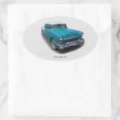 1955ブルーベルエアステッカー 楕円形シール (バッグ)