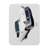 1955ホワイトコンバーチブルマグネット マグネット (縦)