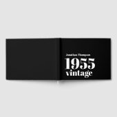 1955ヴィンテージ名ブラックオス70th誕生日パーティー ゲストブック (全面)