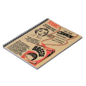 1955ヴィンテージ洗浄パウダー広告 ノートブック (左側)