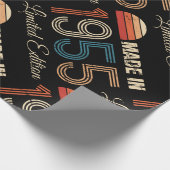 1955ヴィンテージ70誕生日 ラッピングペーパー (角)