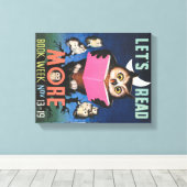 1955子供向けブックウィークキャンバス キャンバスプリント (インサイチュ (ウッドフロア))