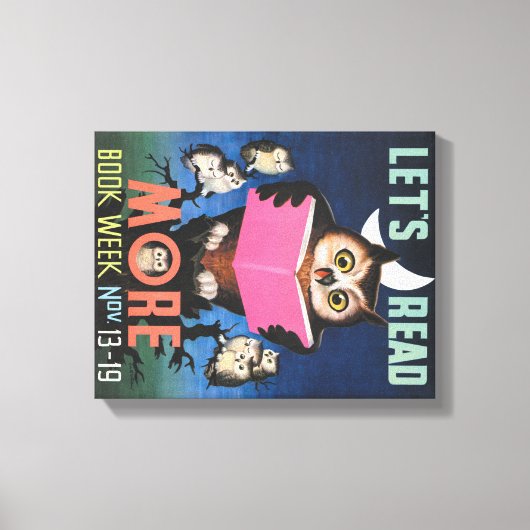 1955子供向けブックウィークキャンバス キャンバスプリント (正面)