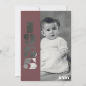 1955年あなたの古い写真 70歳の誕生日招待状 招待状 (正面)