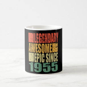1955年からの伝説のことわざ誕生日 コーヒーマグカップ
