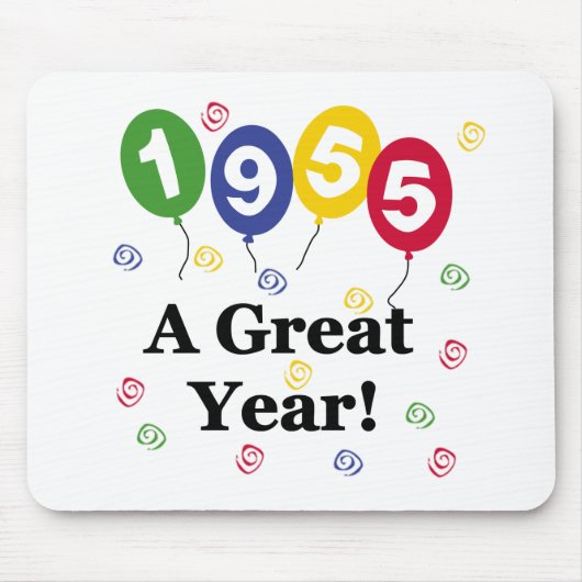 1955年すばらしい年の誕生日 マウスパッド (正面)