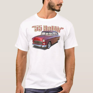 1955年のシボレーの"ポスト"のBelAirのTシャツ Tシャツ