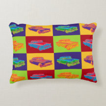 1955年のシボレーBel Airのポップアート