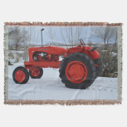 1955年のAllis Chalmers WD45のトラクターのブランケット スローブランケット (正面)