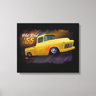 1955年のChevyのトラックのプリント キャンバスプリント