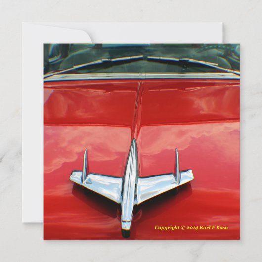 1955年のChevyの招待 招待状 (正面)